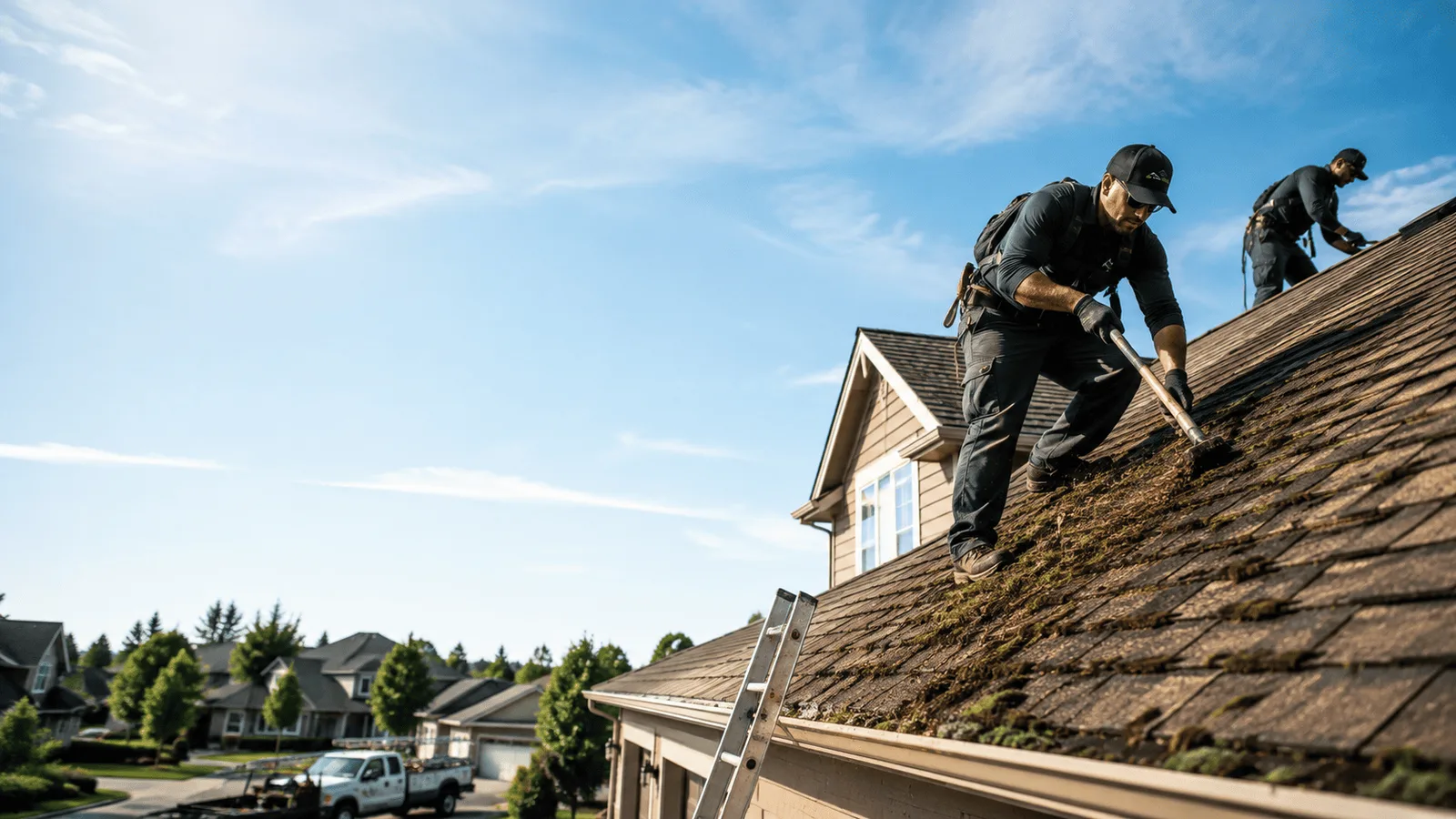 Roof Moss Removal in Hope, MI near me